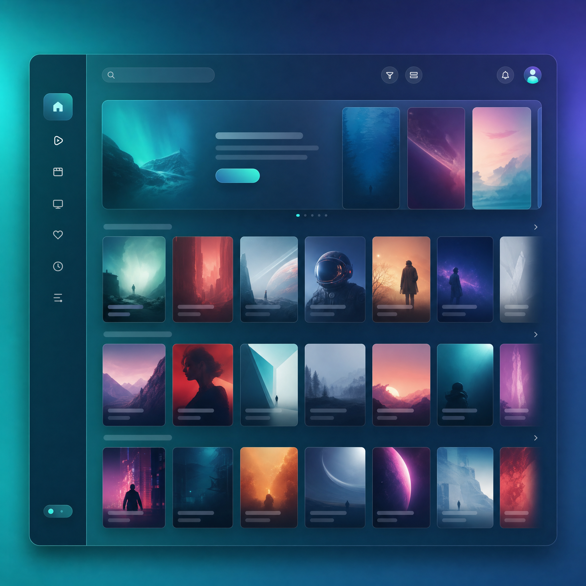 Tableau de bord VOD IPTV Smarters Pro